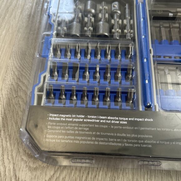 Kobalt 45 pc Power Driver Set 1/4 in Drive SpeedFit Torx Philips Square Slot - Picture 3 of 8